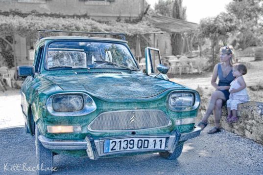 Julian's old family-car, the Citroen Ami8