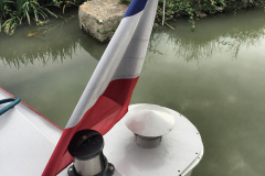 French flag on Athos