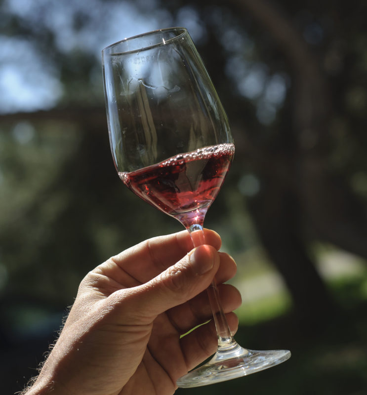 Languedoc Rosé served onboard Athos