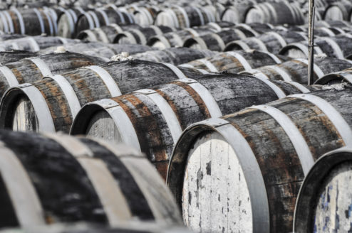Athos passengers visit Noilly Prat wine barrels in Marseillan Port
